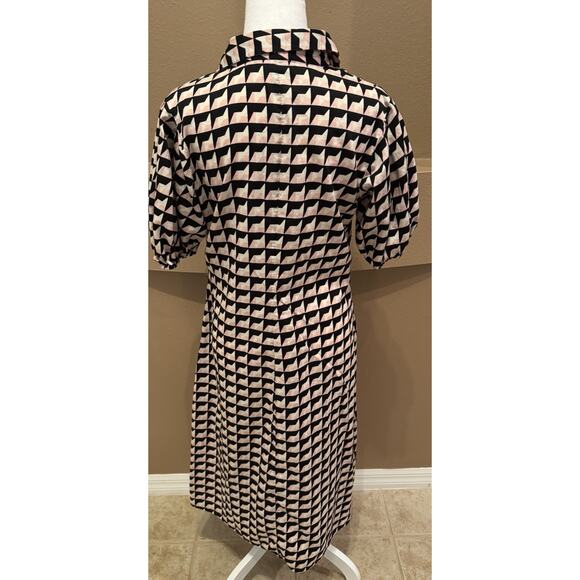 Who What Wear Women's Cotton Geometric Dress Size M - Picture 4 of 7